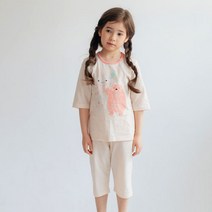 올라베이비 아동용 스칼 슬럽 7부 실내복