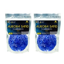 모비딕 수조장식 오로라 샌드 소 350g, 블루, 2개