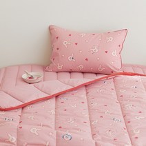 마틸라 우리아이 행복수면 굿모닝 고밀도면 키즈 차렵이불 슬림형 + 베개커버 세트, 공원의앨리스