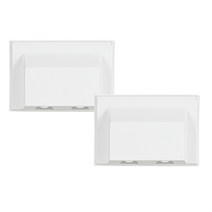 제일ELC 방우 가로형 2구 콘센트 화이트, 2개