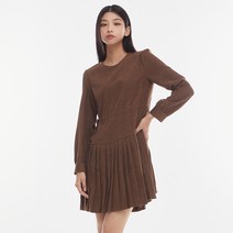 미쏘 플리츠 미니 원피스