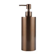 코쿼드 스테인레스 샴푸통 욕실 디스펜서 골드브라운 550ml, 1개