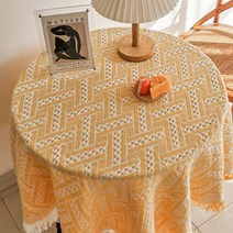 JCP 프렌치 무드 테이블 커버, S(90 x 90 cm), 옐로우