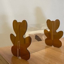 마켓레브 헤어밴드 머리띠 수납 진열대 브라운베어, 1개