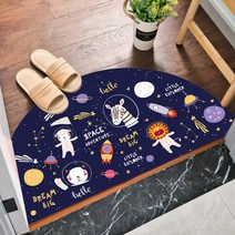 빈테리어 일러스트 반원 논슬립 현관 매트, 12