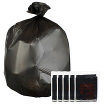 애니돌 배접 분리수거 쓰레기 비닐봉투 검정, 60L, 100매