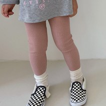 미니달콩 아동용 봄이 잔골지 레깅스