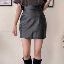큐니걸스 레자 반밴딩 포켓 미니 스커트