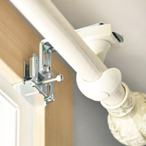 아라크네 못 없이 설치하는 노노피스 커튼봉 걸이 브라켓 70mm 2p 세트, 오리지널, 1세트