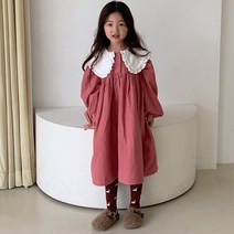 느엘 여아용 마린 본딩 원피스