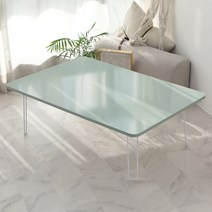 스토리퍼니쳐 E0 LPM 유광 밀러 접이식 테이블 890, 민트