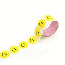 아프로캣 롤스티커 50p, 스마일, 1개