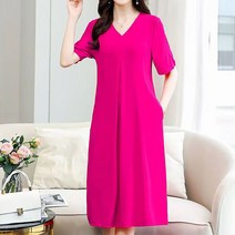 MA 기본 베이직핏 비비드 원피스