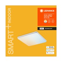 레드밴스 색상조절 리모컨 스마트 와이파이 LED 사각방등 55W, 화이트