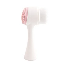 리빙듀오 양면 모공 브러쉬, 핑크, 1개