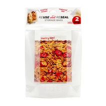 prepara 재사용 투명 R 앤 R 지퍼백 엑스라지 2p, 특대(XL) 이상, 1개
