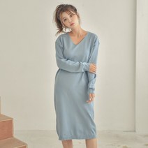 코코드림 니트갤러리 브이넥 롱원피스 SPC954