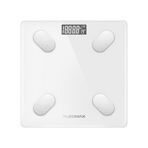 플레오맥스 스마트 체성분 체중계, 화이트, PM-Scales01