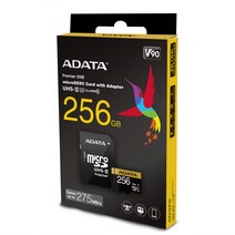 에이데이타 마이크로SD 메모리카드 UHS-II U3 V90, 256GB