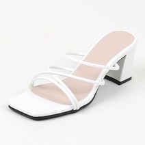 멜팅나인 여성용 스키니 스트랩 뮬슬리퍼 6cm EV60가다