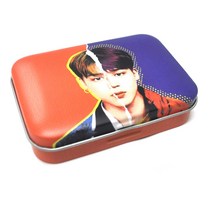 MTPR BTS 아이돌 렌즈케이스 + 포토카드 세트, 지민, 1세트