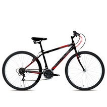 지오닉스스포츠 클라우스26GS 2022년형 자전거, 맷블랙 + 레드, 164cm
