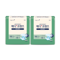 메디프렌즈 봄날 매직테입형 성인용 기저귀 대형, 8개, 20개입
