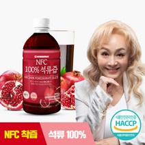 참앤들황토농원 NFC 착즙 원액 석류즙 건강주스 1L 1병, NFC석류즙 1병