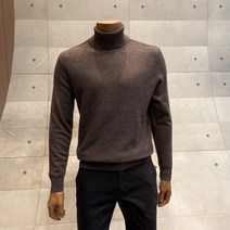 인디안 울 캐시미어 혼방 롱터틀넥 니트 솔리드 디자인 니트 MITBFXW9421 26