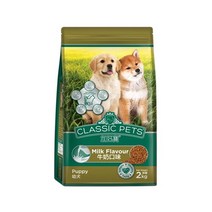 사료 1살미만 어린강아지용 퍼피밀크 2kg 애견건식사료 애견자가분해 시니어사료 강아지다이어트 건식사료
