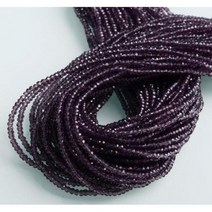 쥬얼리 제작 용 작은 비즈 Diy 1mm/170-180 개/스트랜드 2mm/180-190 크리스탈 론델 패싯 유리, 2mm 1strand, 14 grape