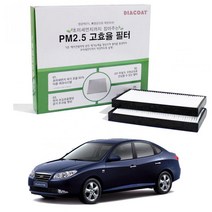 아반떼XD 에어컨필터 pm2.5 다이아코트 H15, H15_아반떼XD05년03월~05년06월