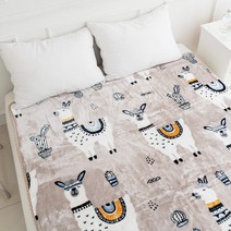 솔리드 스트라이프 밍크담요