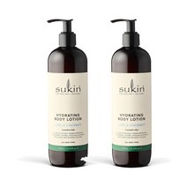 수킨 호주 Sukin Body Lotion 하이드레이팅 라임&코코넛 바디로션 500ml 2팩