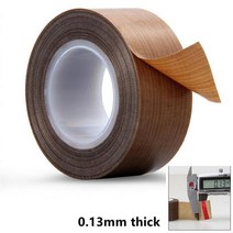 10M 고온 테이프 300 학위 천으로 온도 단열 방수 접착 PTFE 씰링 기계 자기, [01] 0.13mm, [06] 20mm, 01 0.13mm_06 20mm