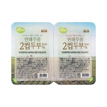 맑은물에 연해주콩 두부 150gx2컵, 단품