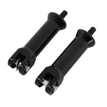 오토바이 발 페그 지원 키트 할리 데이비슨 Softail 팻 보이 스포츠 브레이크 아웃 fxlr 후면 여객 Footpeg, 01 Black