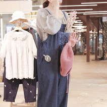 꽃데님점프수트