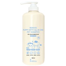 록키스 반려동물 퍼피 키티 올인원 펫 샴푸, 1개, 1000ml