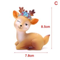 미니어처 음식 생신상 찐고구마 상차림 미니를사랑하는사람들N2HAO 미니 Sika 사슴 인형 수 지 공예 미니어, 03 C