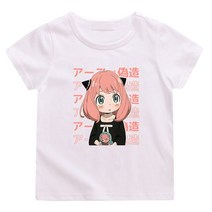 스파이패밀리 하라주크 아나포저 긴팔 후드티 의상 Anya smug t-shirt 일본 애니메이션 kids spy x family printing tshirt shirts for