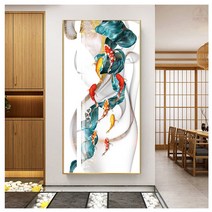 대형 비단 잉어 그림 60cm*120cm/70cm*140cm/80cm*160cm, 2호