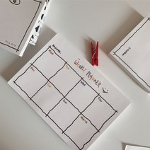 몽댕제작디자인 심플 레트로 떡메모지 다꾸 다이어리 플래너 속지 노트패드 대학생 공시생 필기 메모 대형메모지, 여기다 적소(대), 건달이