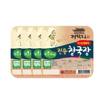맑은물에 국산콩 운주골 정학님 전통 청국장 160gx4개, 단품