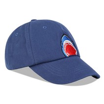 Juenier 유니 워싱 야구 모자 여성 여자 남성 남자 데님 볼캡 블루공룡 그레이 3T, Shark Navy Blue