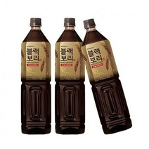 블랙푸드 볶은 검정 국산 보리차 블랙보리 1.5L 12개