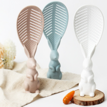 스탠딩 주걱 토끼주걱 만능 조리도구 제과 제빵 실기 준비물, 핑크