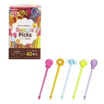 토루네 스위트 픽 40P 세트 도시락픽 데코픽, 스위트픽