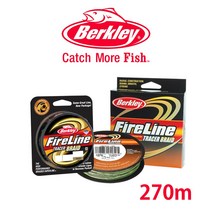 버클리 파이어라인 트레이서 브레이드 270m 멀티컬러 PE 합사 낚시줄, 0.8호(32LB)-멀티컬러 270m