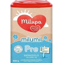 독일 밀루파 Milupa Milumil Pre 태어날때부터 밀루밀 pre 아기 분유 800g, 1팩
